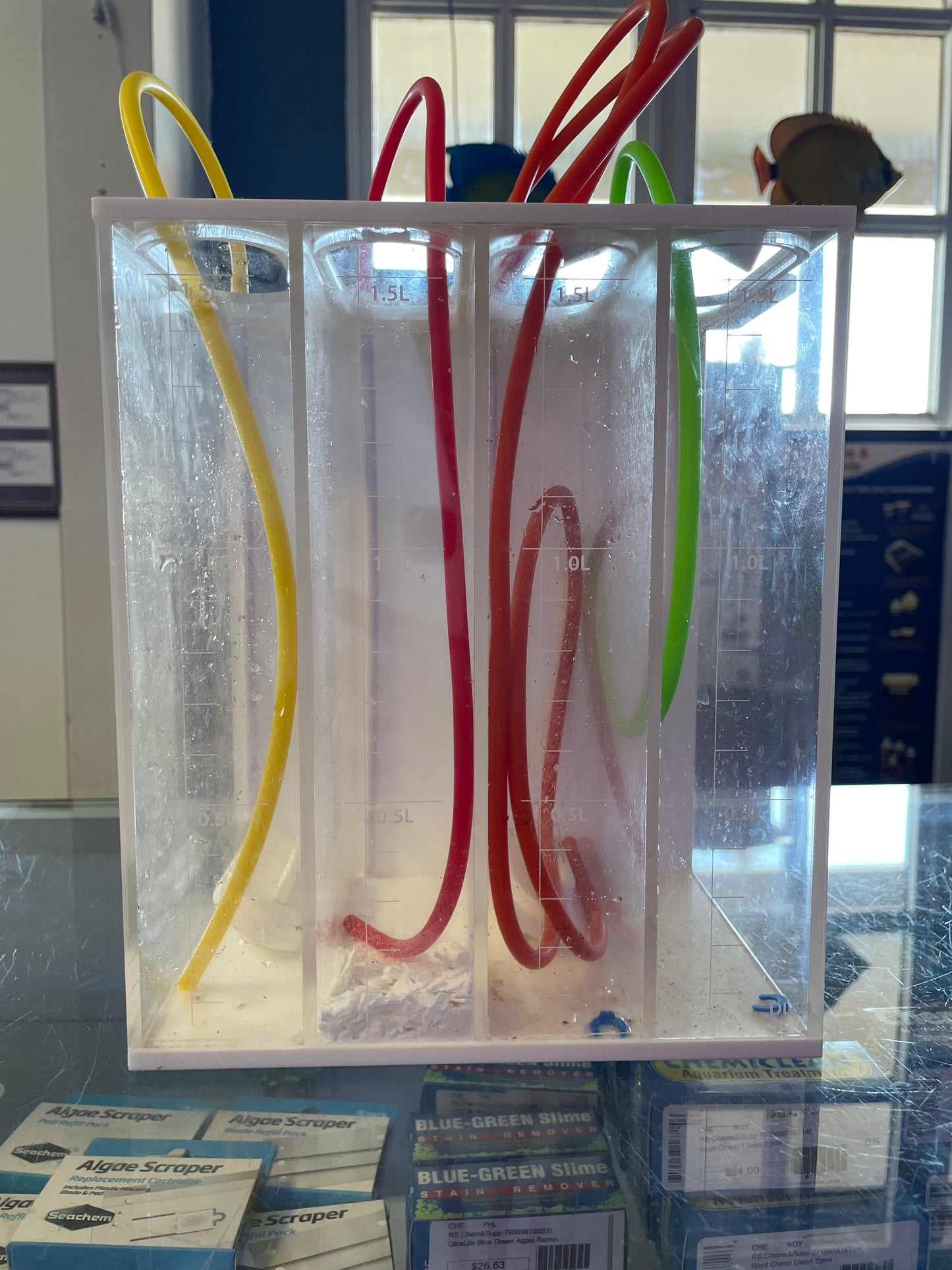 USED - 4-Section Dose Solution Tank