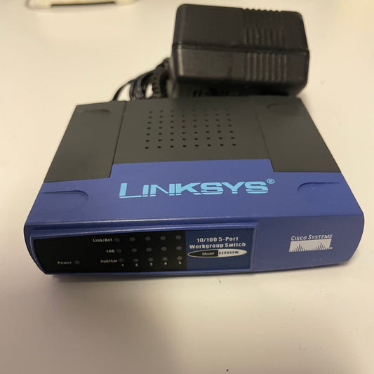 Used like new - LINKSYS 5-port 10/1000 Workgroup Switch