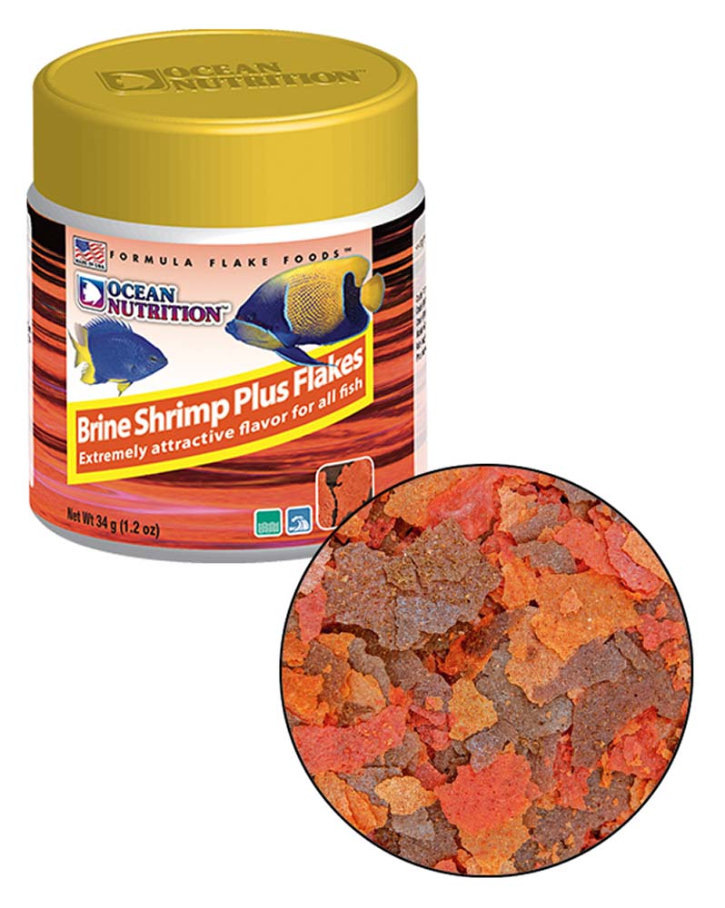Ocean Nutrition Brine Shrimp Plus Flake 1.2 oz.