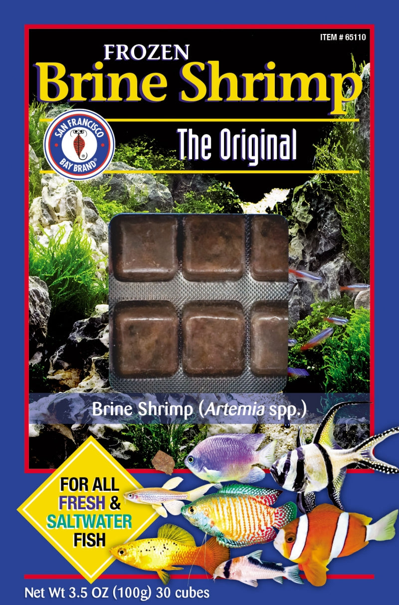 SF Frozen Brine Shrimp Cubes 3.5oz
