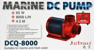 Jebao DCQ-8000 Submersible DC Pump 2200gph