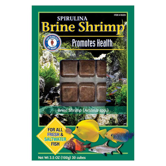 SF Frz Spirlina Brine Shrimp 3.5oz