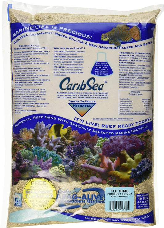 Carib Arag-Alive Sand Fiji Pink 10Lb