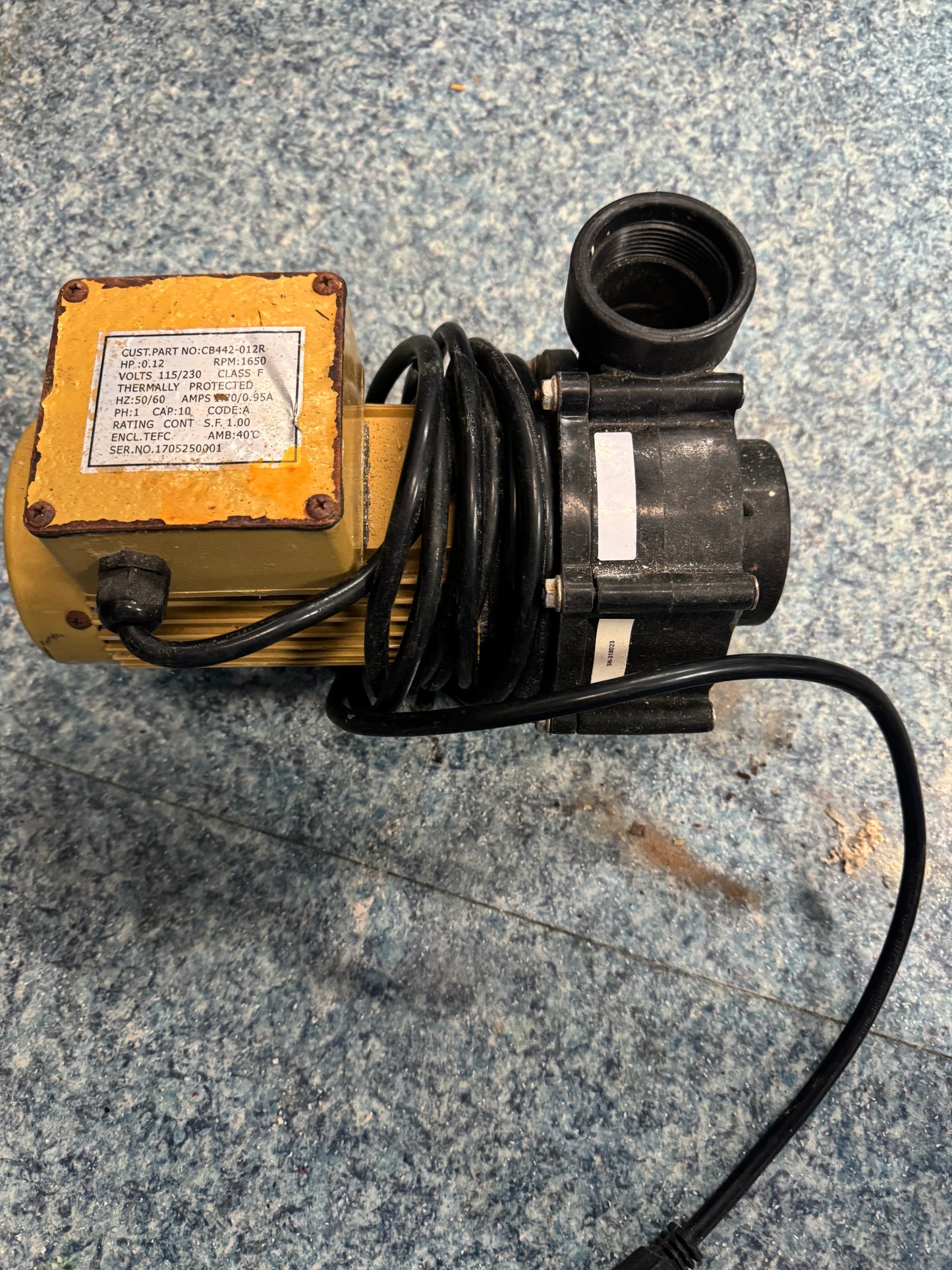 USED-  Reeflo Pump 0.12 HP