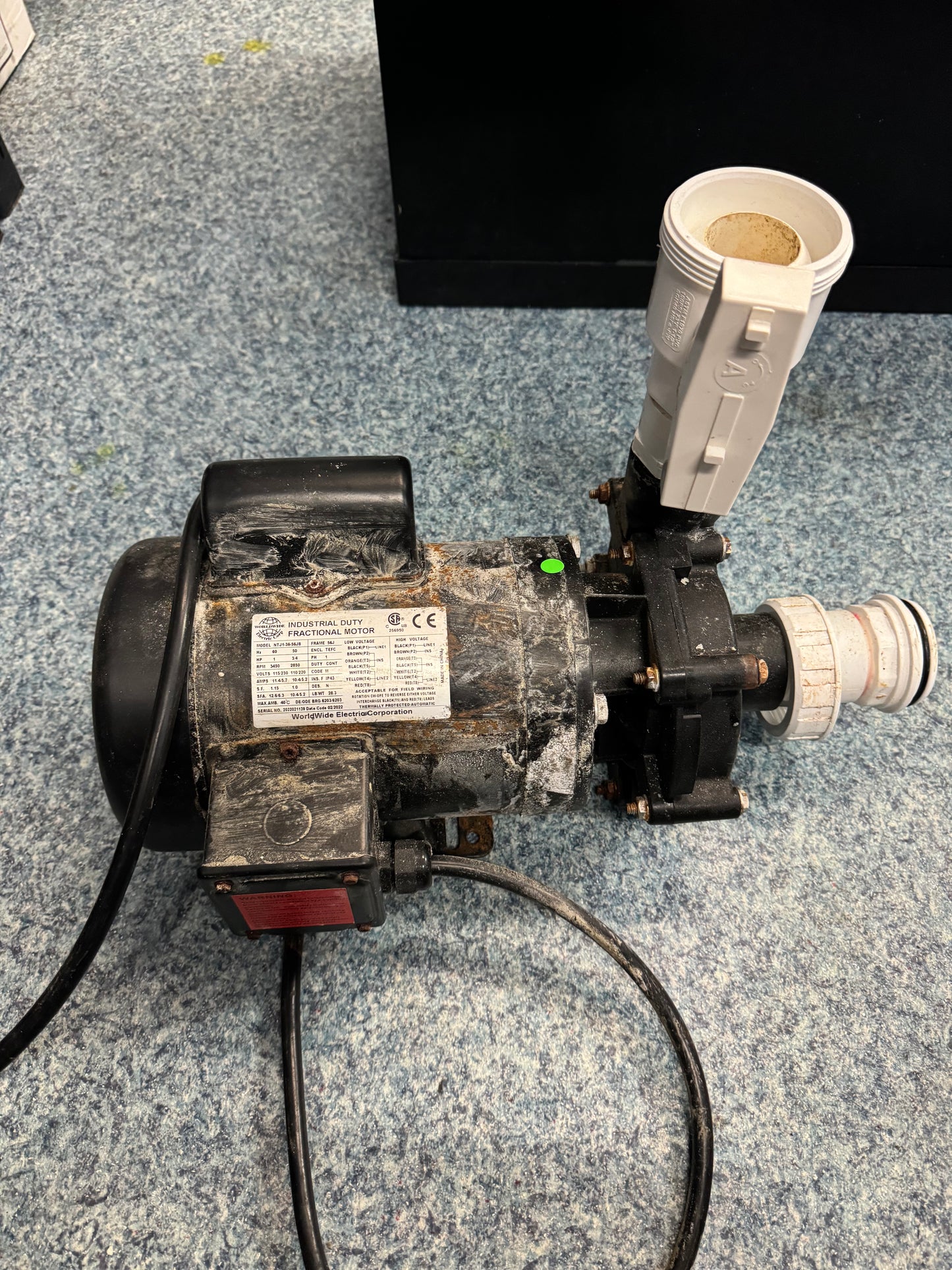 USED- Industrial Duty 1 HP Water Pump