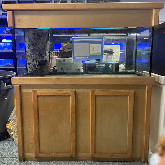 Used RR 75 gallon W/ Birch Honey Stand and Canopy Wet/dry Filter