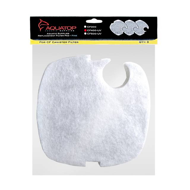 AQUATOP Replacement Pads for CF400-UV 3pC Fine