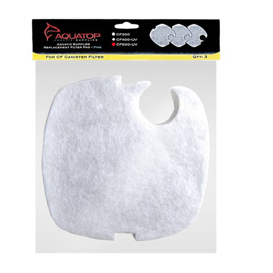 AQUATOP Replacement Pads for CF500-UV 3 Pc Fine