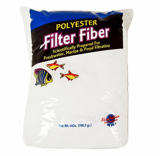 BLUE RIBBON POLYESTER FILTER FLOSS, 14 OZ