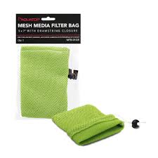 Aquatop Mesh Media Filter Bag 5x7" w/ Drawstring Enclosure