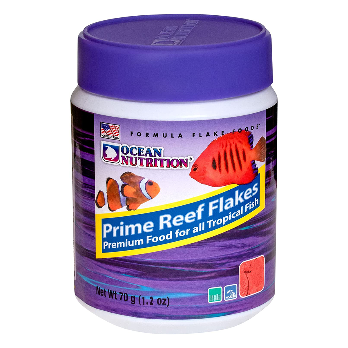 Ocean Nutrition Formula Prime Reef Fish Food - 1.2 oz/70 g