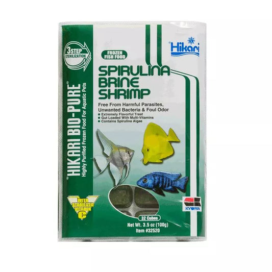 Hikari Frozen Spirulina Brine Shrimp 3.5 oz